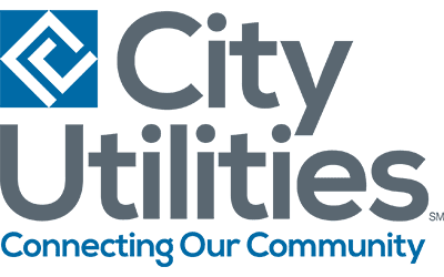 logo: city utilities, connecting our community